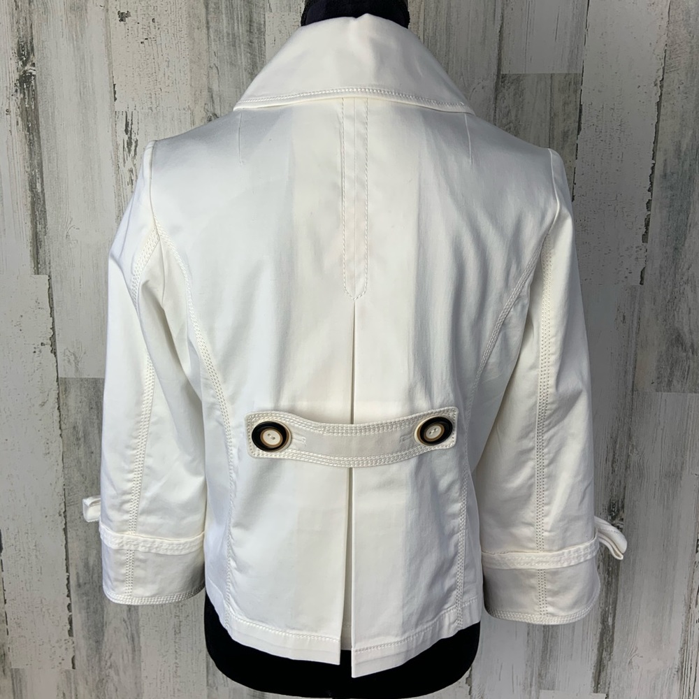 Pendleton White Cotton Lined Jacket Size M - image 3